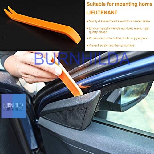 Pengungkit Panel Mobil Car Removal Pry Trim Tool Trim Removal Tool Kit Yellow Plastic Pry Tool Easy Removal of Car Door Panel, Audio Radio Panel, Fasteners, Molding, Dashboards and Wheel Hubs mobil motor burnhilda