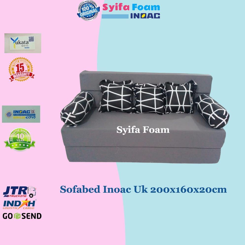 Sofabed Inoac Yukata 200X160X20 Sofabed Yukata Sofabed Inoac Asli Sofa Bed Inoac Ori  20 Cm Garansi 