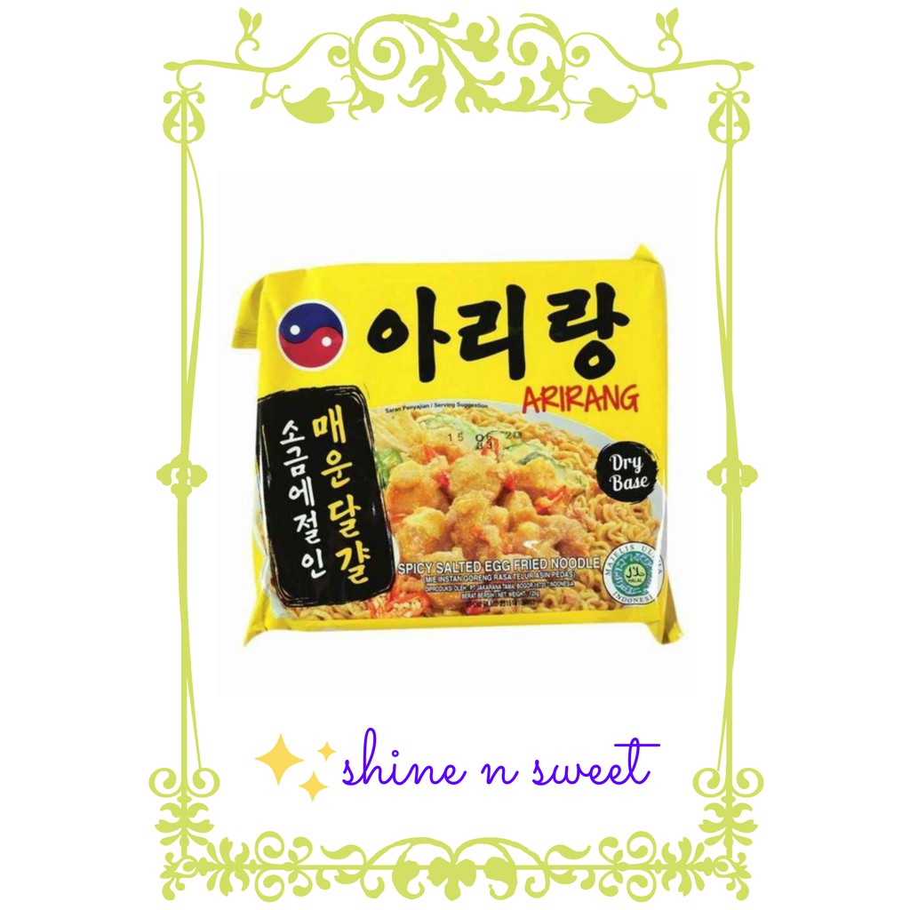 

Arirang Salted Egg / Instant Noodle / Mie Instant 120gr