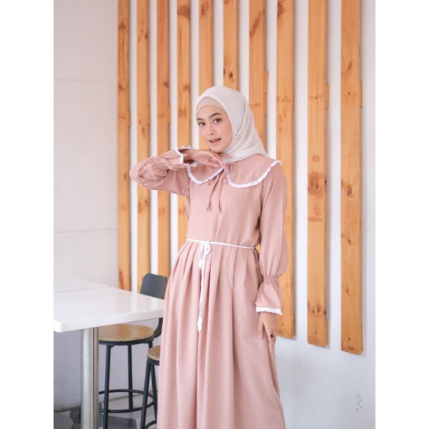 PROMO / NEW... GERAI ALISHA ORI // ZEINA DRESS // MAXI // Gamis / Gamis muslimah // Gamis Itycrepe // Gamis Renda// Gamis basic // Gamis syar'i // Maxy Dress // Gamis kerah renda