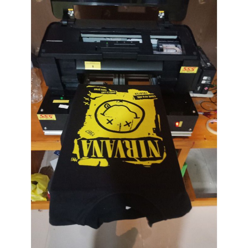 Sweater Crewneck Band Nirvana Distro Bandung Sweater Casual Wanita/Pria DTG Printing Termurah-3