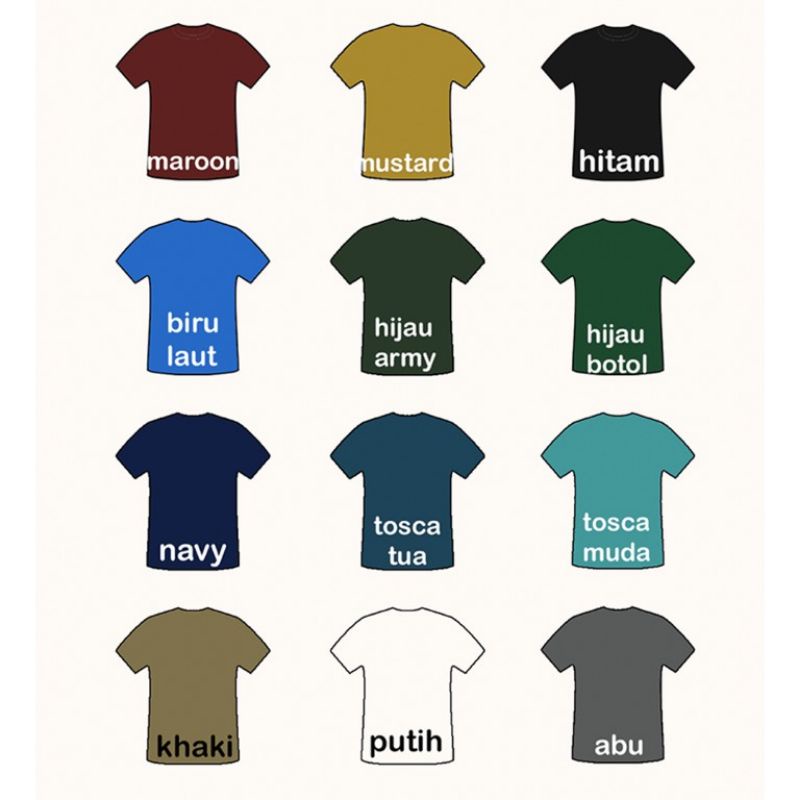 (PROMO) KAOS POLOS LENGAN PENDEK COTTON PREMIUM 30S COMBAD