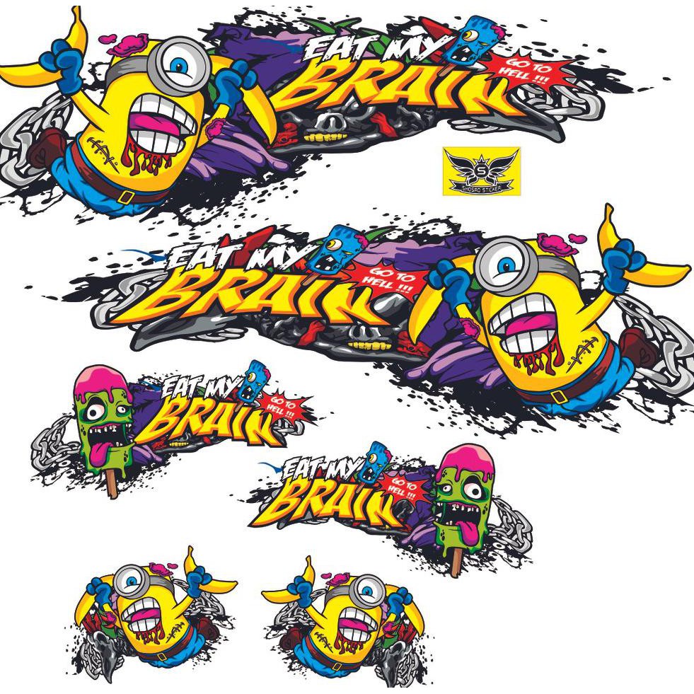 20+ Trend Terbaru Stiker Minion Zombie