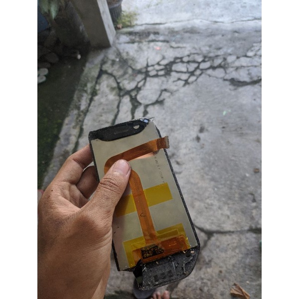 lcd rusak kanibalan ratel cell