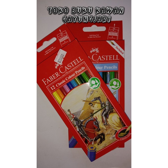 

PENSIL WARNA CLASSIC FABER-CASTELL 12 PCS