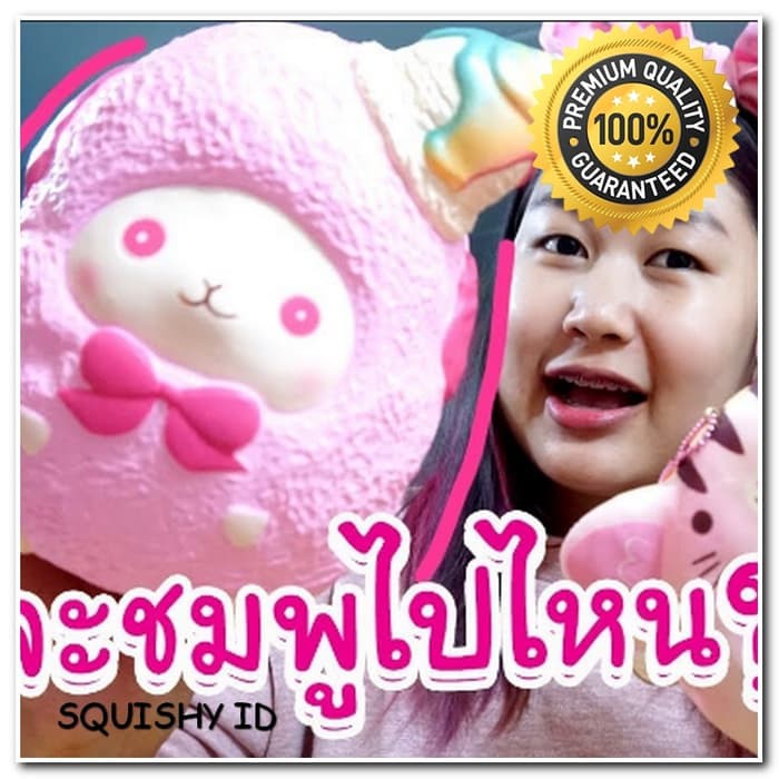 Squishy Jumbo Pinky Sheep Squishy Thailand Super Squishy Licensed Rare