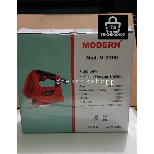 MESIN JIGSAW MODERN M2200 / JIGSAW GERGAJI POTONG KAYU / MESIN GERGAJI KAYU / MESIN GERGAJI TRIPLEK