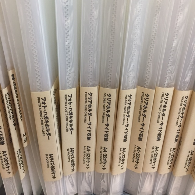 (jastip) Photocard & Postcard Holder [MUJI]