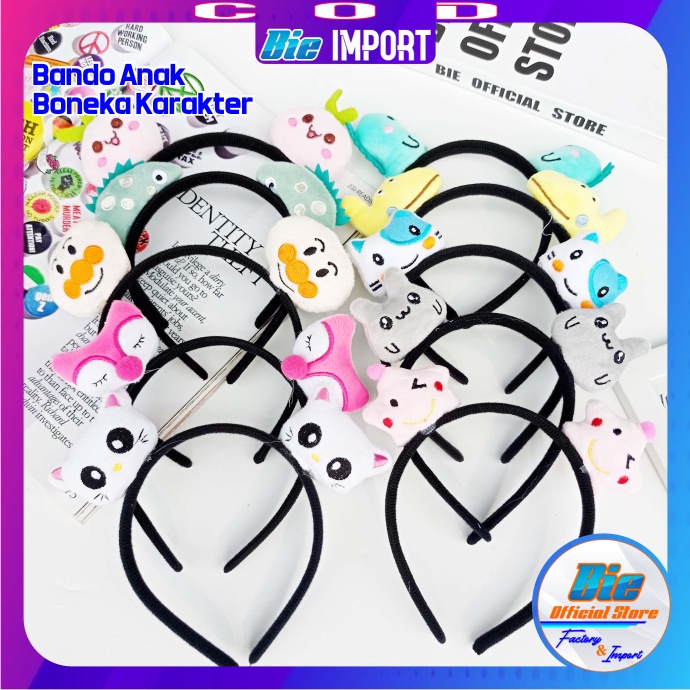 Bando Anak Basic Karakter Korea Premium Impor