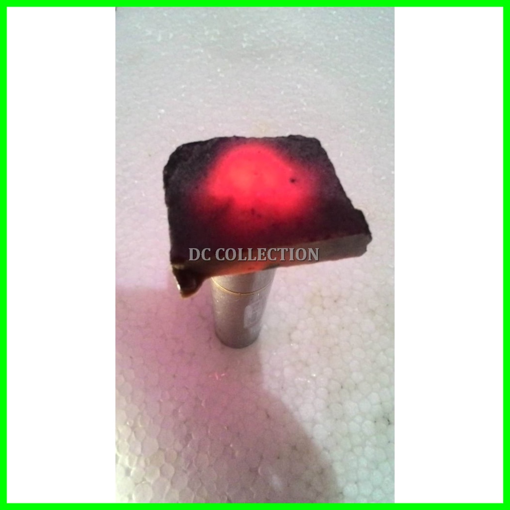 Red Borneo Kalimantan Rough Natural HQ Pink Tua Harga Bersaing