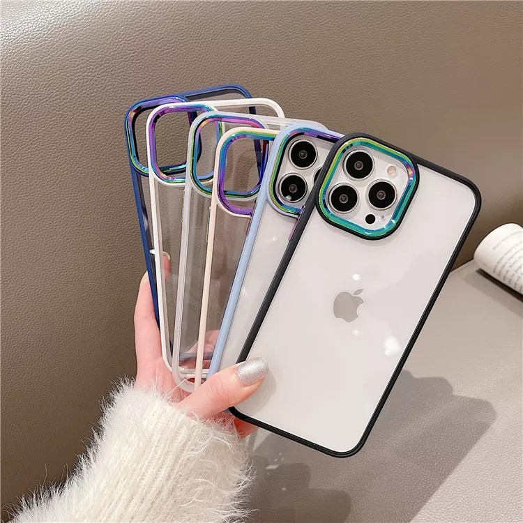 Crystal Case Luxury Camera Aurora Iphone For 11 Pro Max Xr X Xs Max Shini Glass Transparant