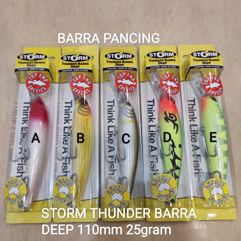 STORM THUNDER BARRA DEEP 110mm 25gram Lure Minnow Killer
