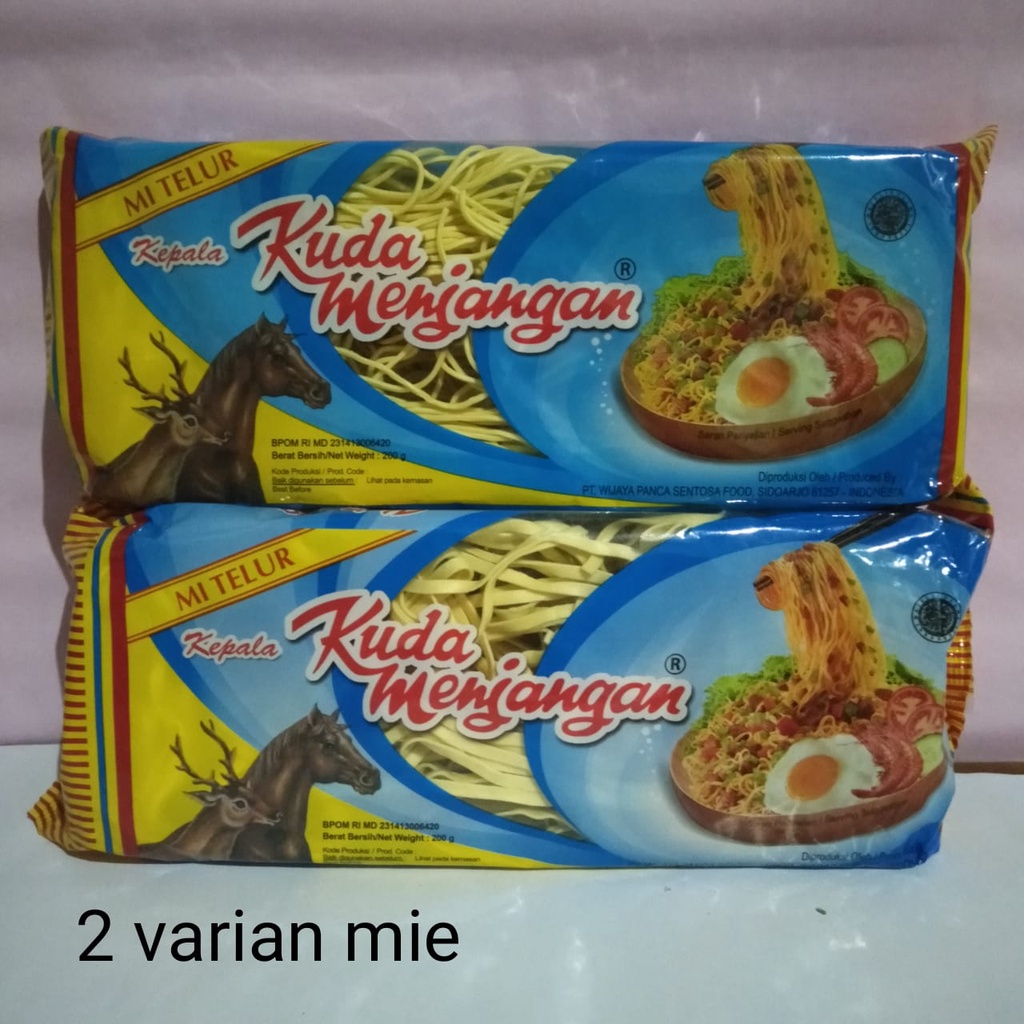 

Mie Telur Kuda Menjangan 200gr