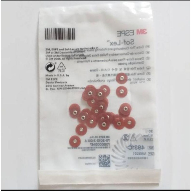 soflex 3M sof-lex softlex dental polishing disc disk ORIGINAL 3M ESPE bur poles tambalan gigi komposit composite