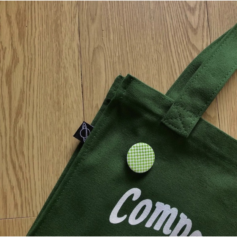 TOTE BAG COMPANION OF SOLITUDE GREEN