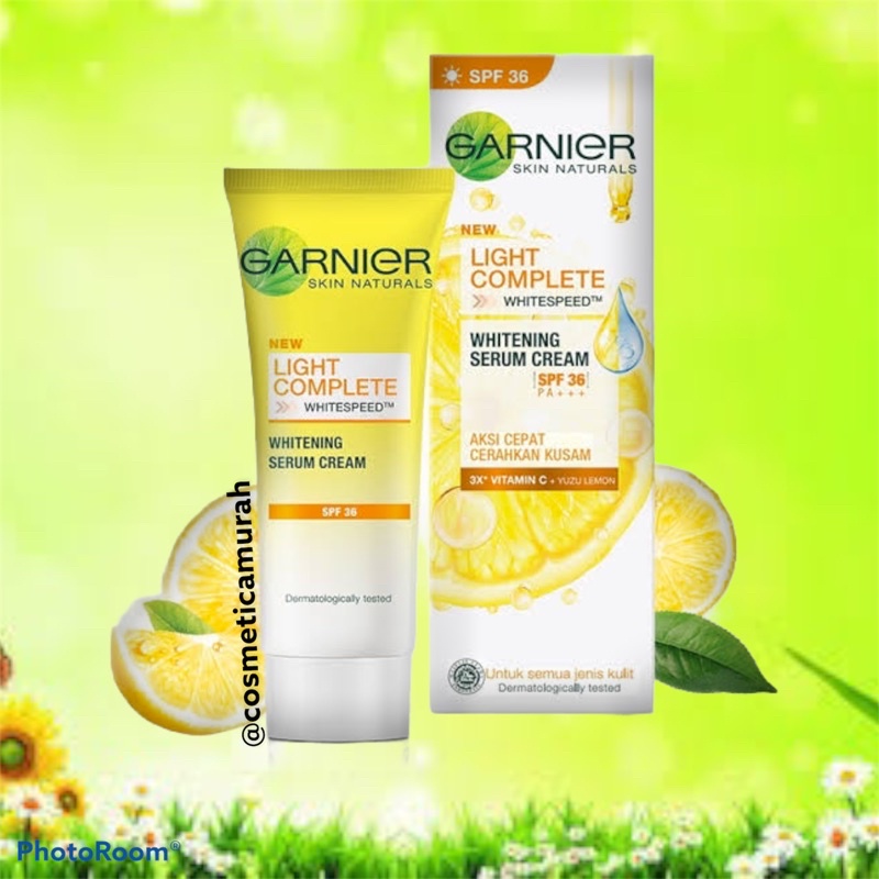 [ spf 36 ] Whitening cream garnier light complete day cream spf 36 bpom - garnier day cream