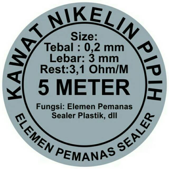 KAWAT NIKELIN PIPIH  0,2 MM