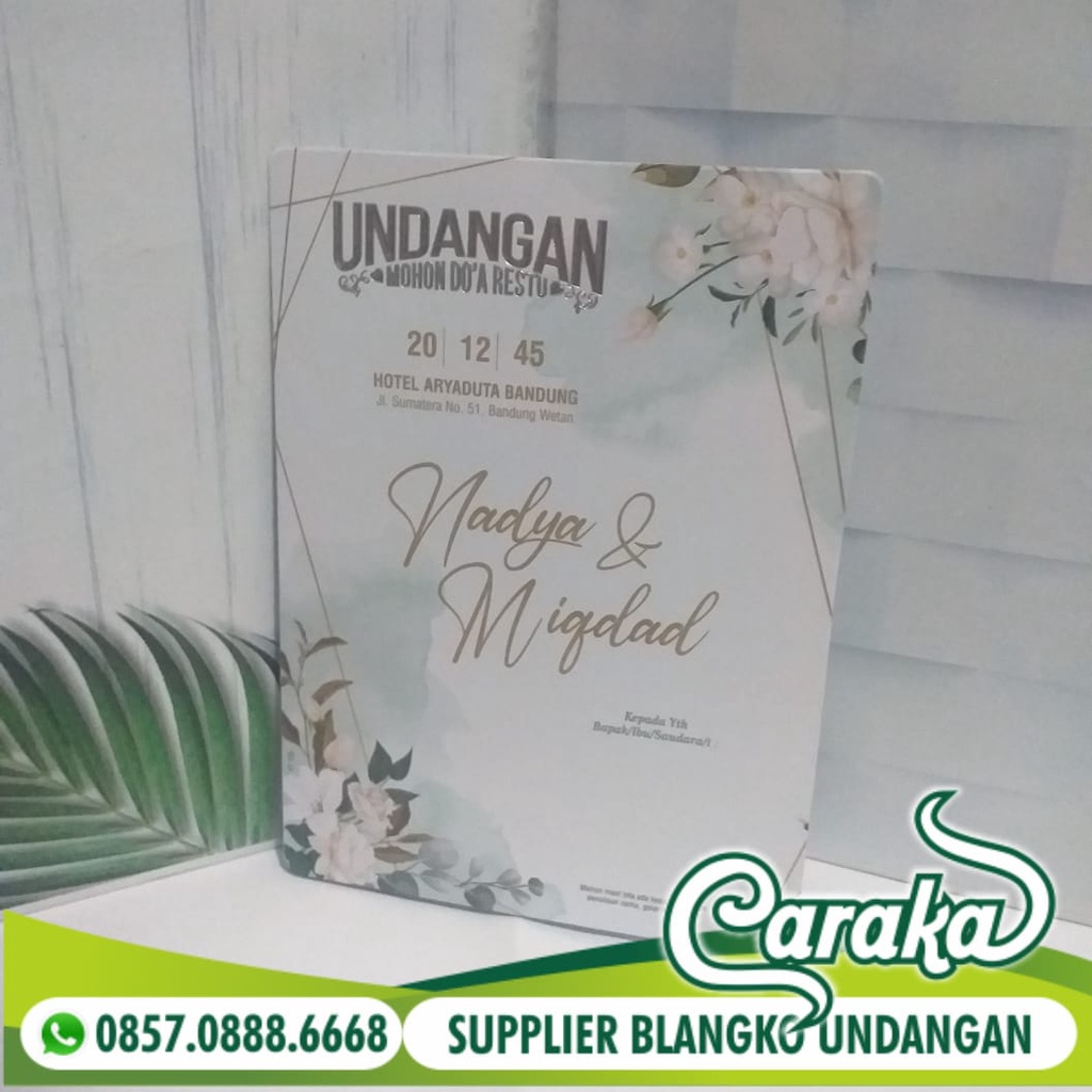

BLANGKO UNDANGAN FATIH 725 SILVER - HARGA MURAH TAMPILAN MEWAH
