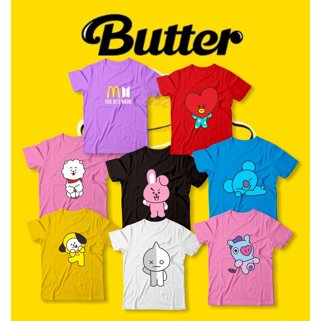 Kaos anak perempuan BTS//BTS COOKY
