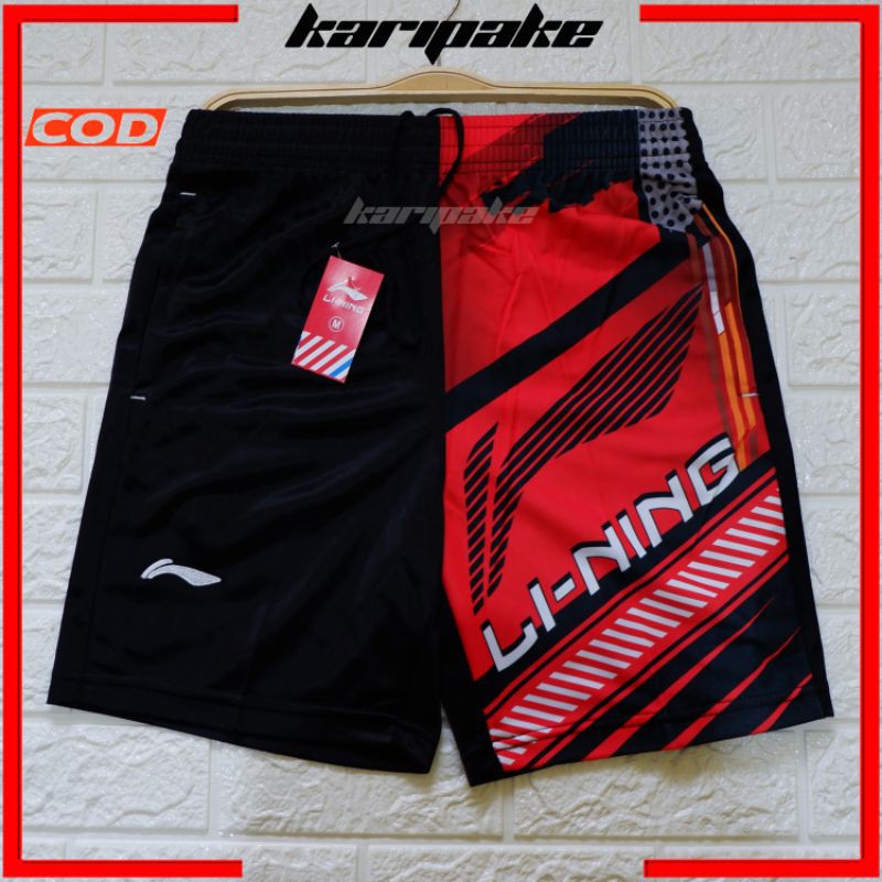  Celana  Pendek  Olahraga Badminton Bulutangkis Lining  