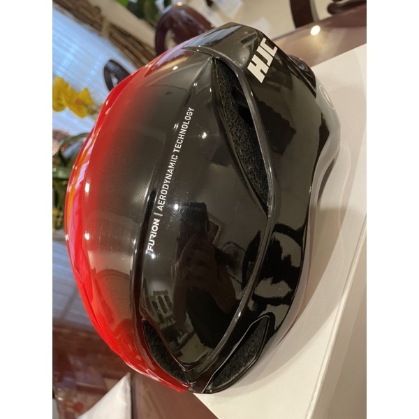 HJC Furion 2.0 Aero Helmet Black Red Size L Used