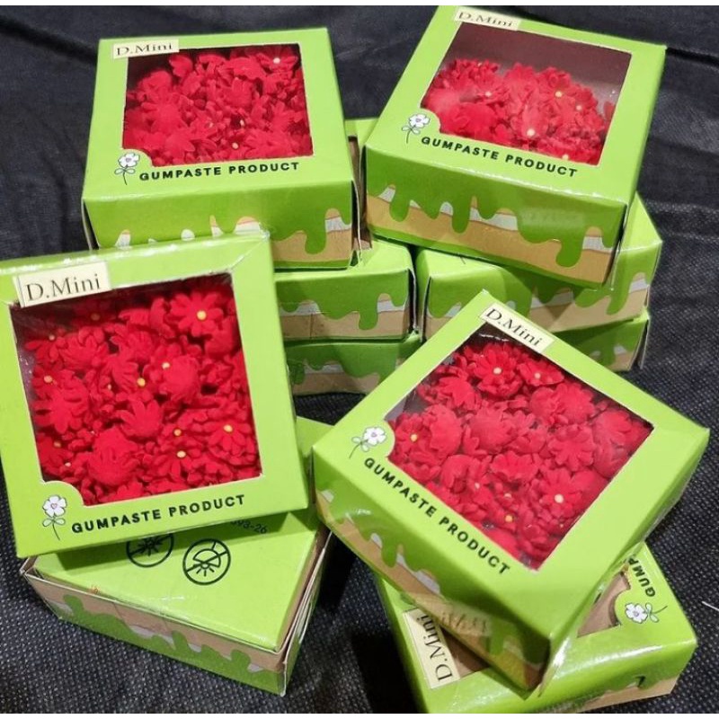 

Gumpaste Dmini Merah