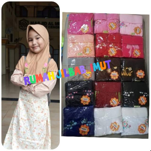 Jilbab Kaos Delima