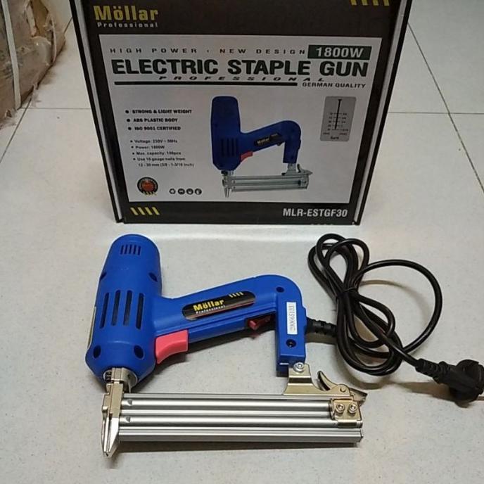 

Mesin Paku Tembak / Electric Staple Gun Mollar MLR-ESTGF30