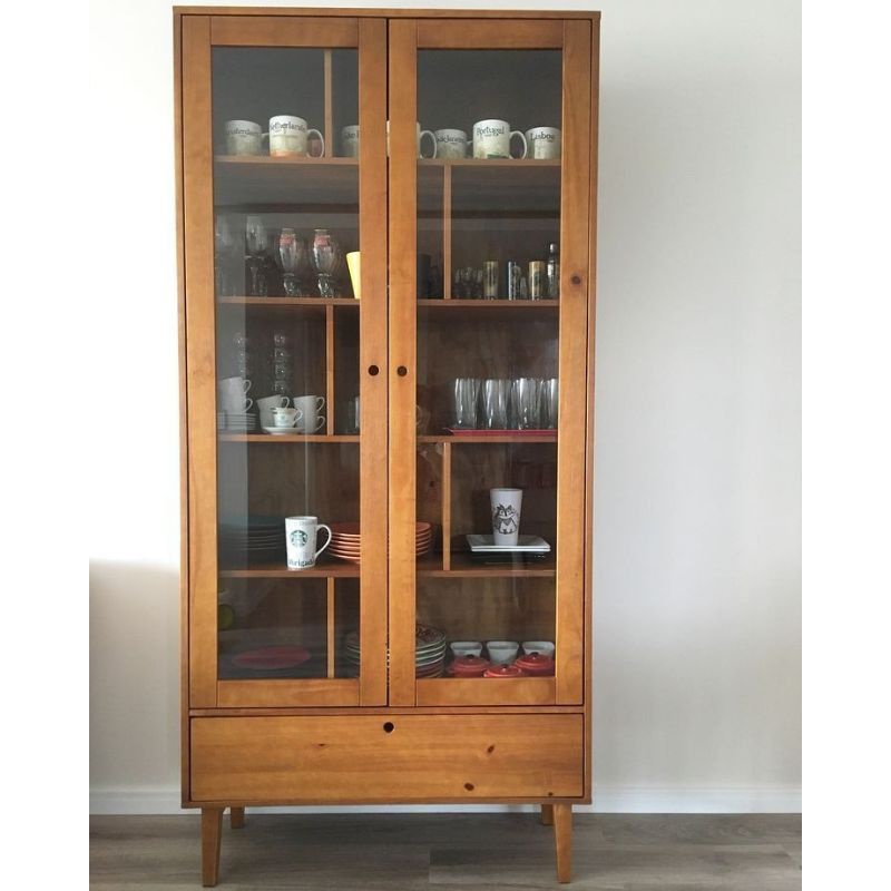 lemari retro pajangan kayu jati custom (harga DP)