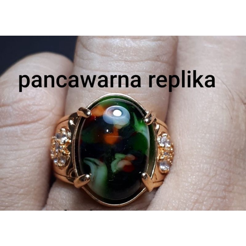 BATU CINCIN PANCA WARNA REPLIKA