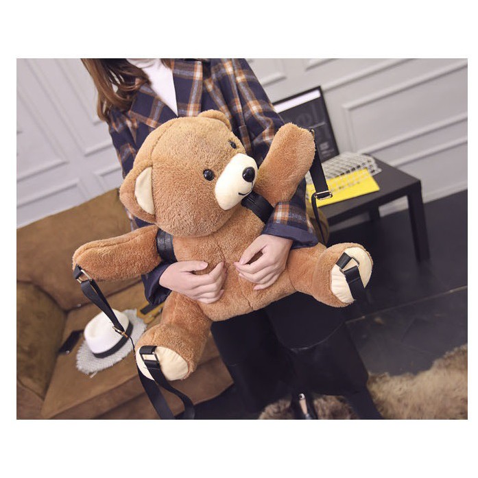 [LOGU] Tas beruang, Tas boneka 3D, Tas couple ibu dan anak, tas beruang pakai tas-5