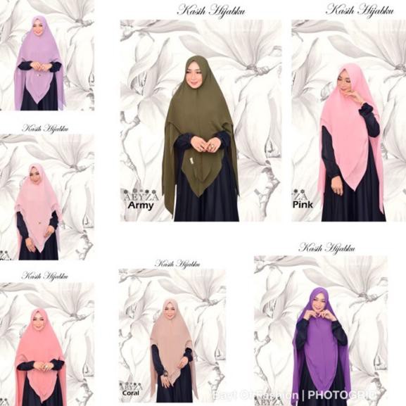 ☆ KHimar AEYZA original by Kasih Hijabku ۩