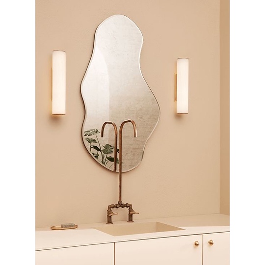 Kaca cermin abstrak minimalis dinding