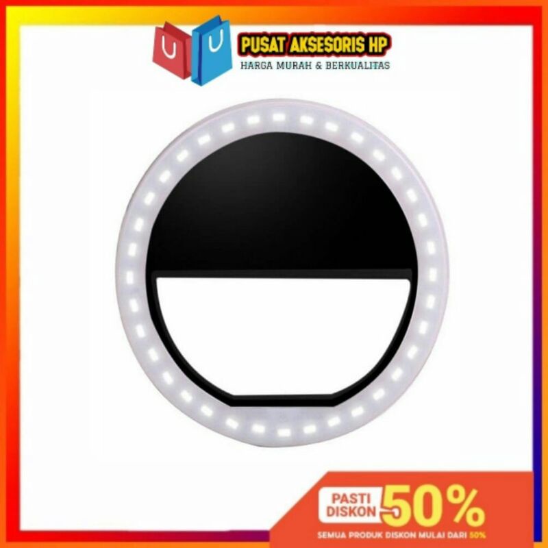 Lampu Selfie RING LIGHT LED / Charm Eyes / Ring light Selfie / Lampu Selfie Rechargeable