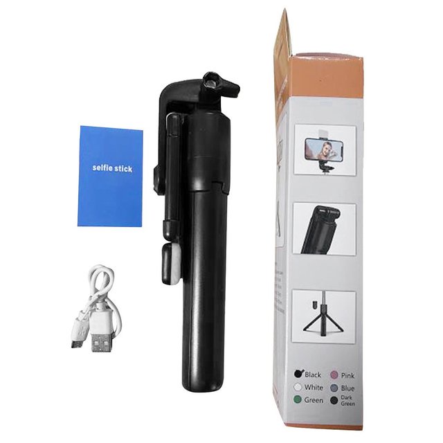 # HJ # Tongsis Tripod R1 Macaron Dan R1-S LED Selfie Stick Tripod Bluetooth Remote Control / selfie stick tripod 360°