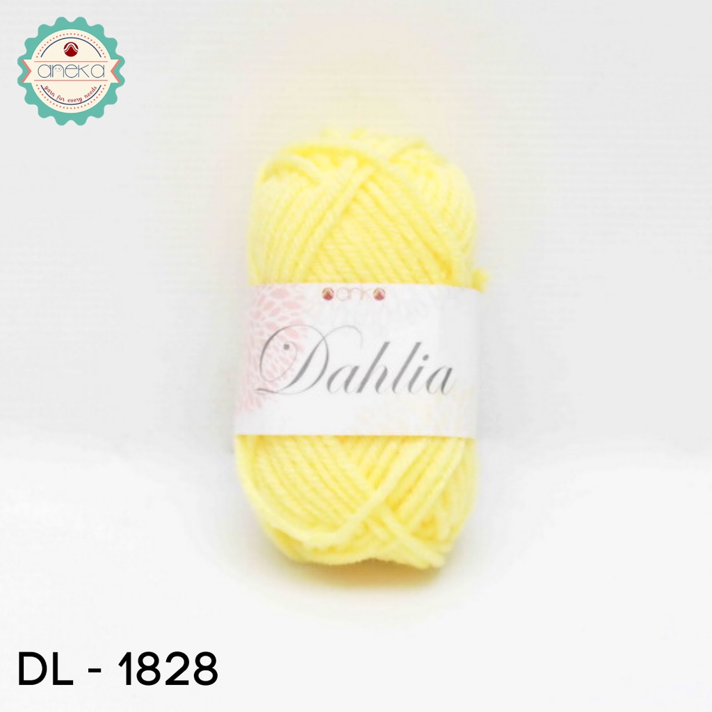 Benang Rajut Karpet Dahlia / Carpet Yarn - 1828 ( Kuning Baby)