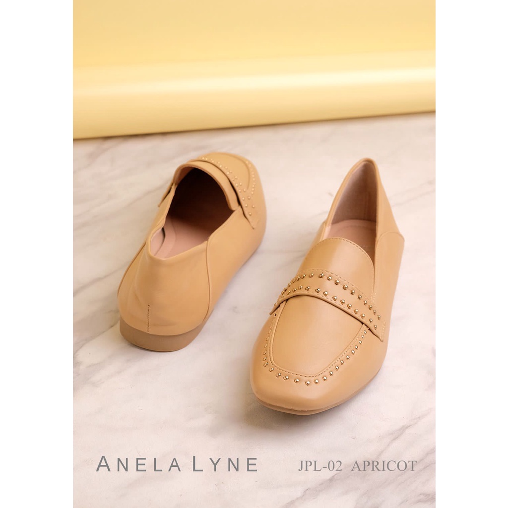 ANELA LYNE SEPATU LOAFERS LEATHER BASIANA APL-02 ORIGINAL