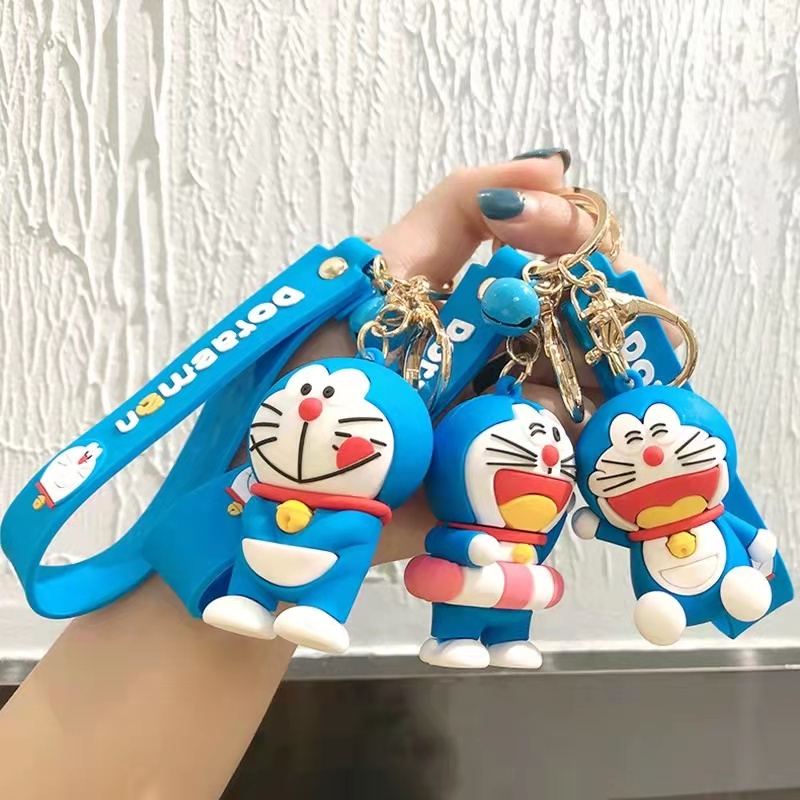 Gantungan Kunci Doraemon Murah Import - Keychain Karakter Doraemon/Mickey Korean Import