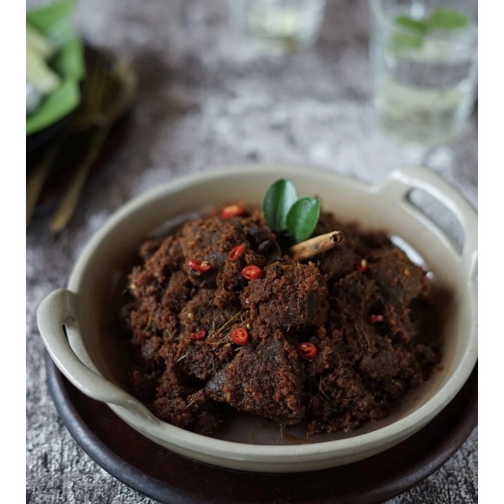 

Rendang asli padang/Rendang hitam/Rendang amak