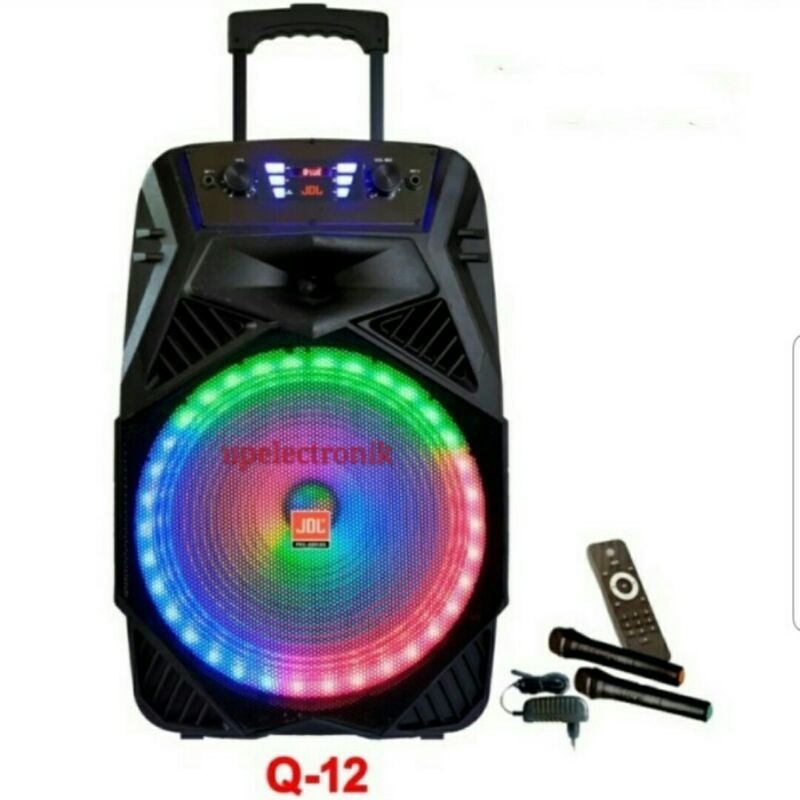 speaker Portable JDL Q12 12inch usb Bluetooth original