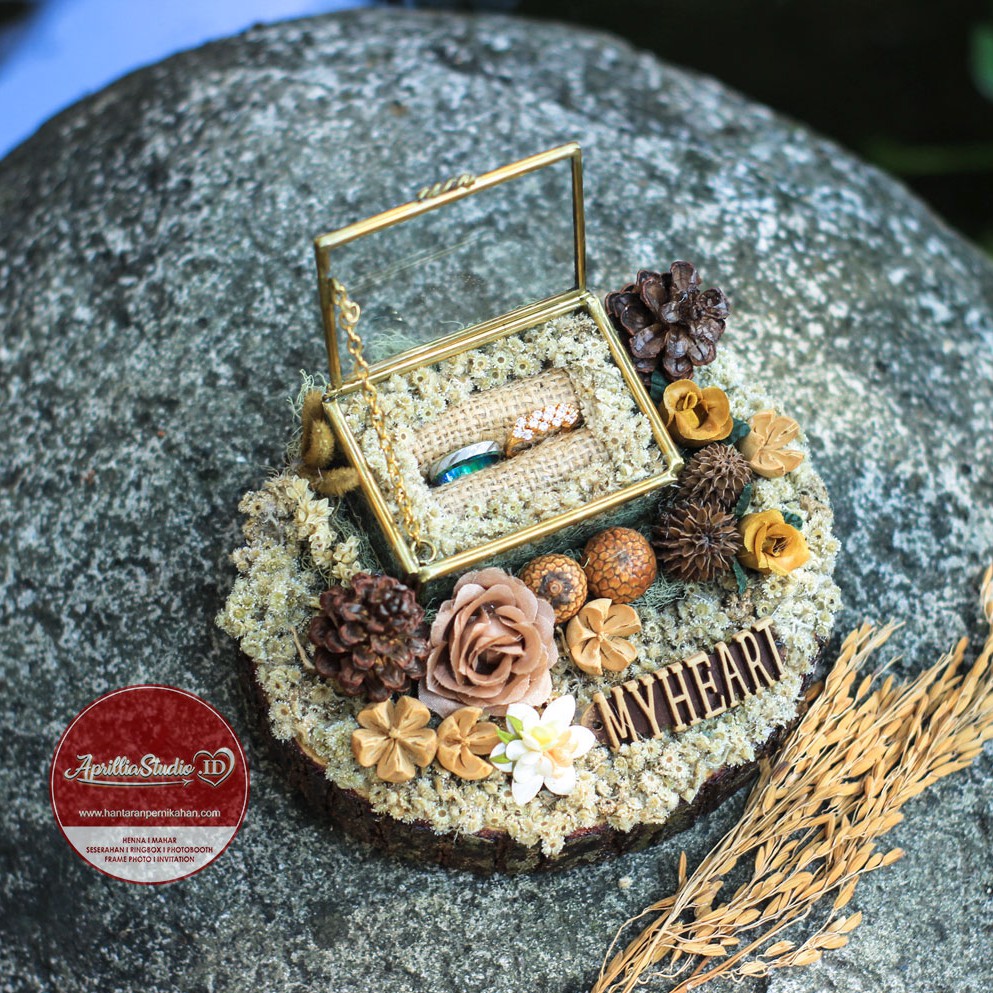 Kotak Perhiasan | Kotak Cincin | Perpans Rustic My Heart