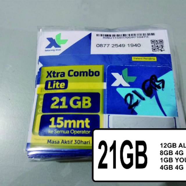 Voucher XL Comlite 21GB