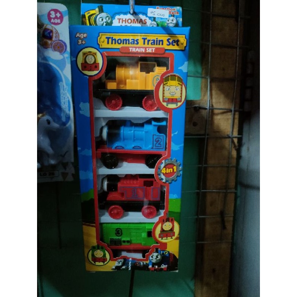 Mainan Kereta Thomas. Thomas Train Set isi 4 Buah