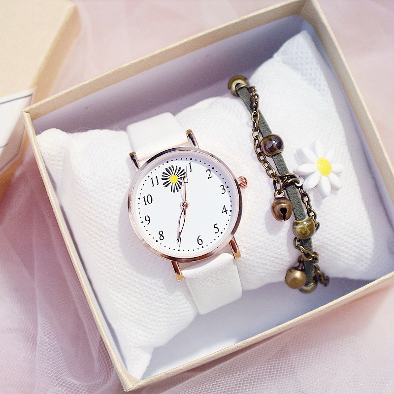 ✅ COD KUMA Jam Tangan Wanita Bunga Daisy Analog Quartz Korean Watch Analog Fashion Wanita