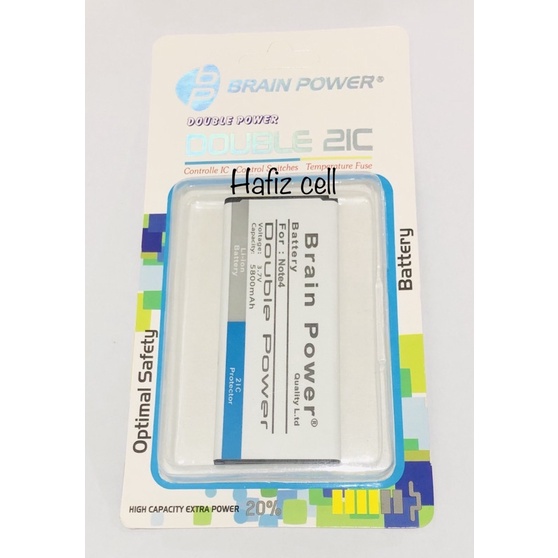 Battery batre Samsung Note 4 - N9100 Brain power