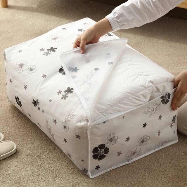 Tempat Penyimpanan Bed Cover Selimut Pakaian Storage Bag Serbaguna Waterproof - Tempat Penyimpanan Selimut Dan Pakaian Praktis Rapih Blanket And Clothes Storage Bag Bag Selimut