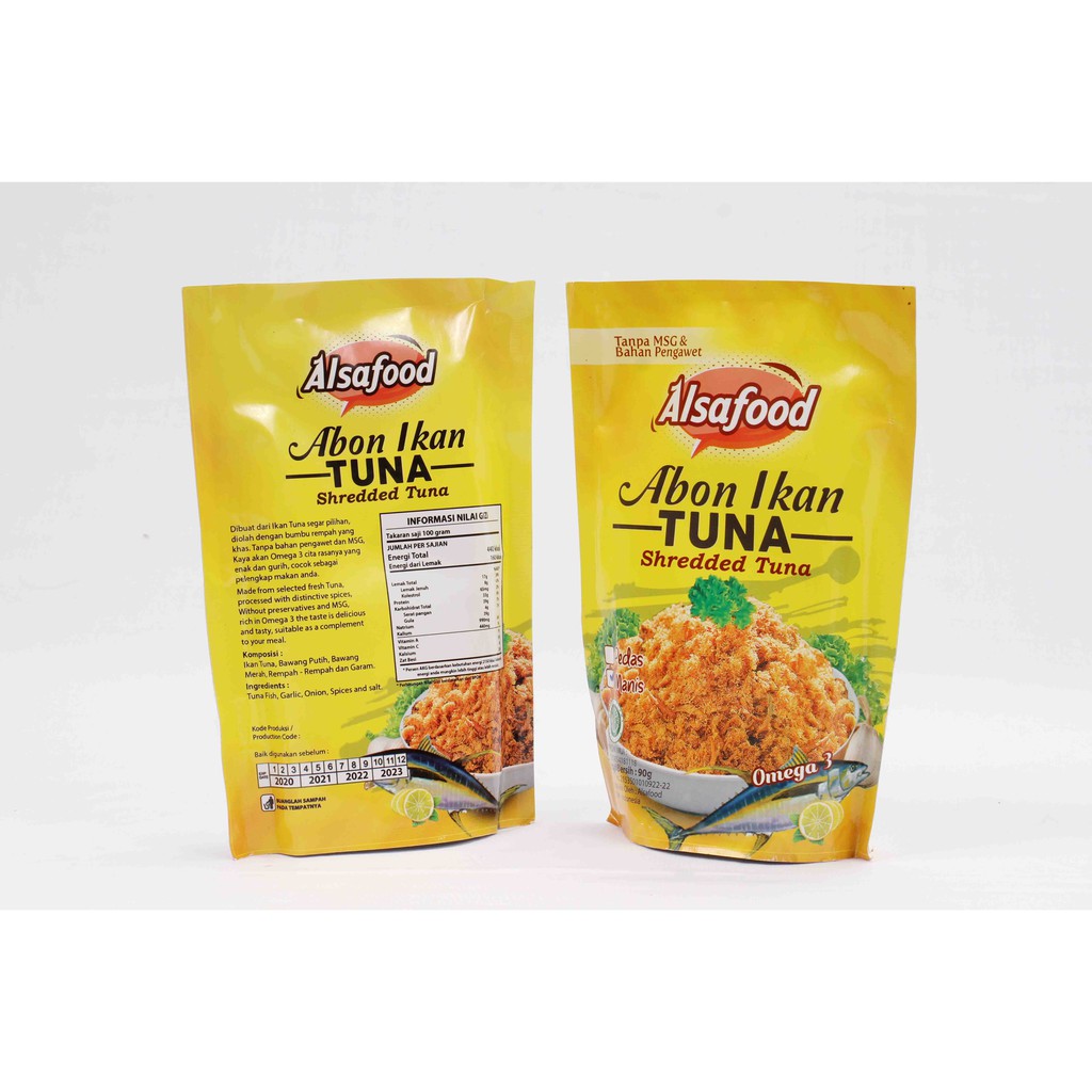

ABON IKAN TUNA 90 G/ ALSA FOOD/ SHREDDED TUNA