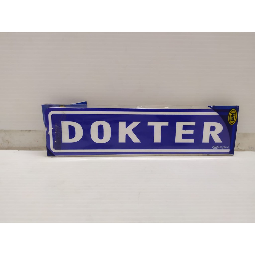 

label gm DOKTER kecil warna