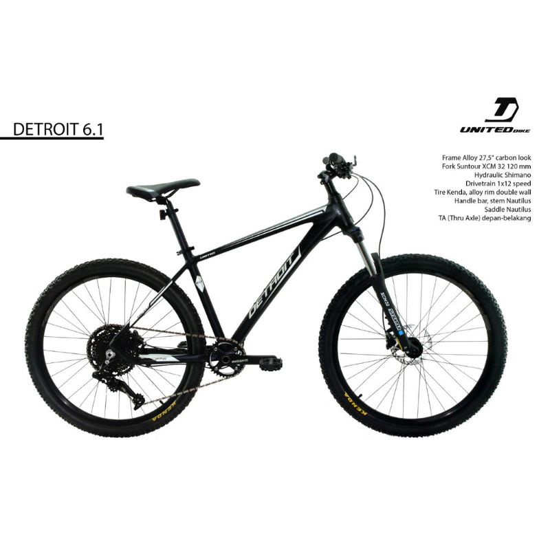 Sepeda MTB 27.5 Inch United Detroit 6.1 12 Speed