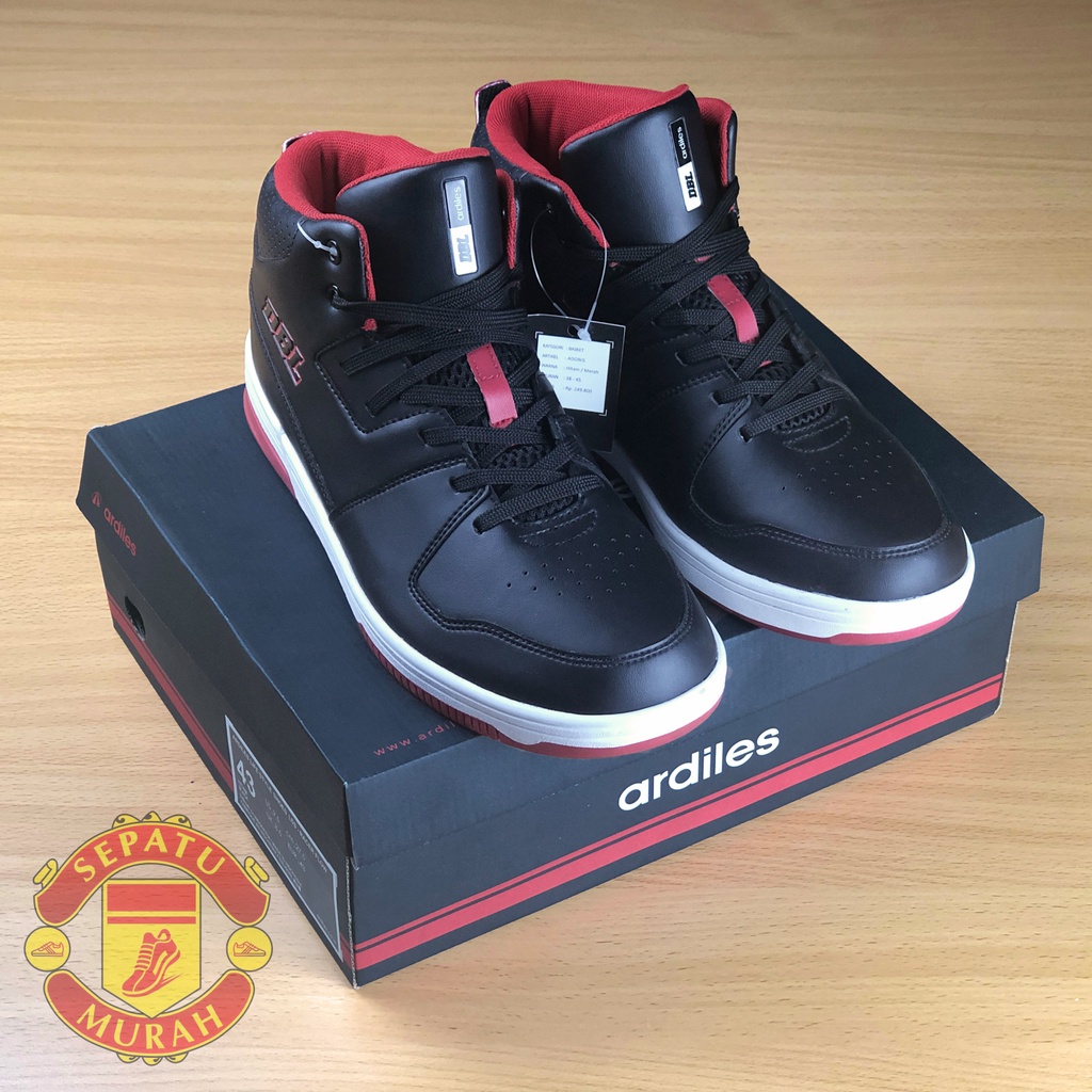 Ardiles X DBL Men Adonis Sepatu Basket Hitam Merah